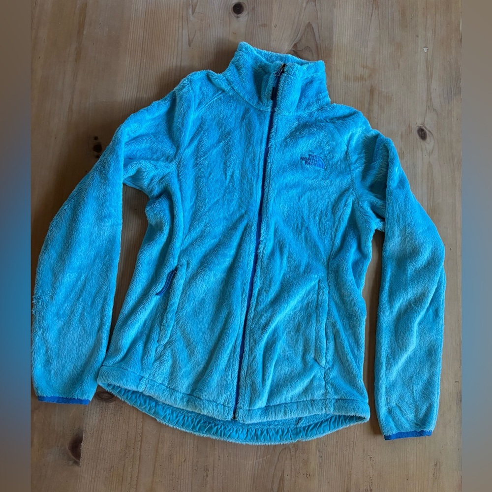 North Face womens jacket size S blue/teal